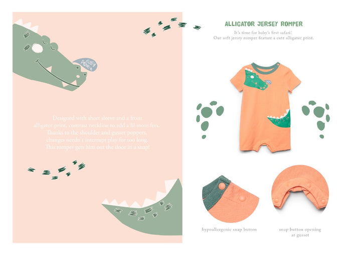 Poney Boys S/Sleeve Romper 80588